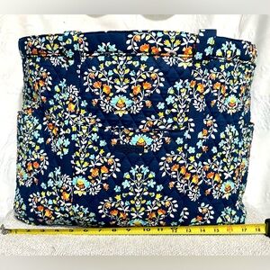 Vera Bradley Knollton Tote Bag Blue Bells
